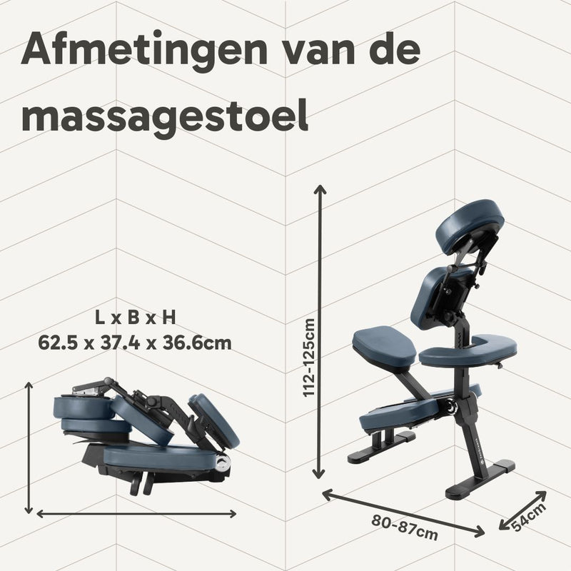 ZENGROWTH Massage Chair Legian Foldable Black
