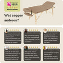 ZENGROWTH Foldable Massage Table Nimman Mocca 71cm