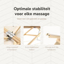 ZENGROWTH Folding Massage Table Nimman Beige 71cm