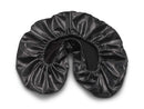 2x Oil-Resistant Headrest Cover Black