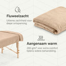 ZenGrowth Serenza microfiber massage towel 100 x 220cm sand beige
