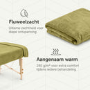 ZenGrowth Serenza microfiber massage towel 100 x 220cm light olive green