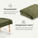 ZenGrowth Serenza microfiber massage towel 100 x 220cm dark olive green