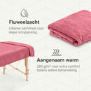 ZenGrowth Serenza microfiber massage towel 100 x 220cm blush pink