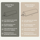 ZenGrowth Half-Round Knee Roll Black 15cm