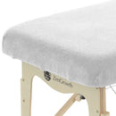 Second Chance Terrycloth Fitted Sheet Set without Cutout Light Brown + Light Blue + Chocolate Brown + Vanilla
