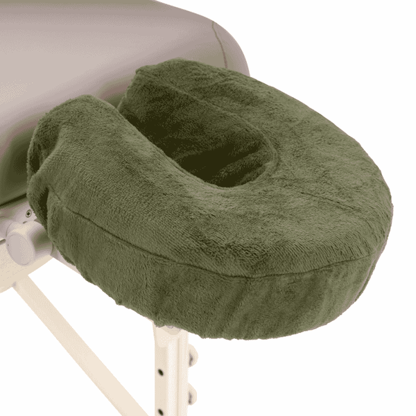 ZenGrowth Serenza microfiber headrest cover dark olive green (2x)