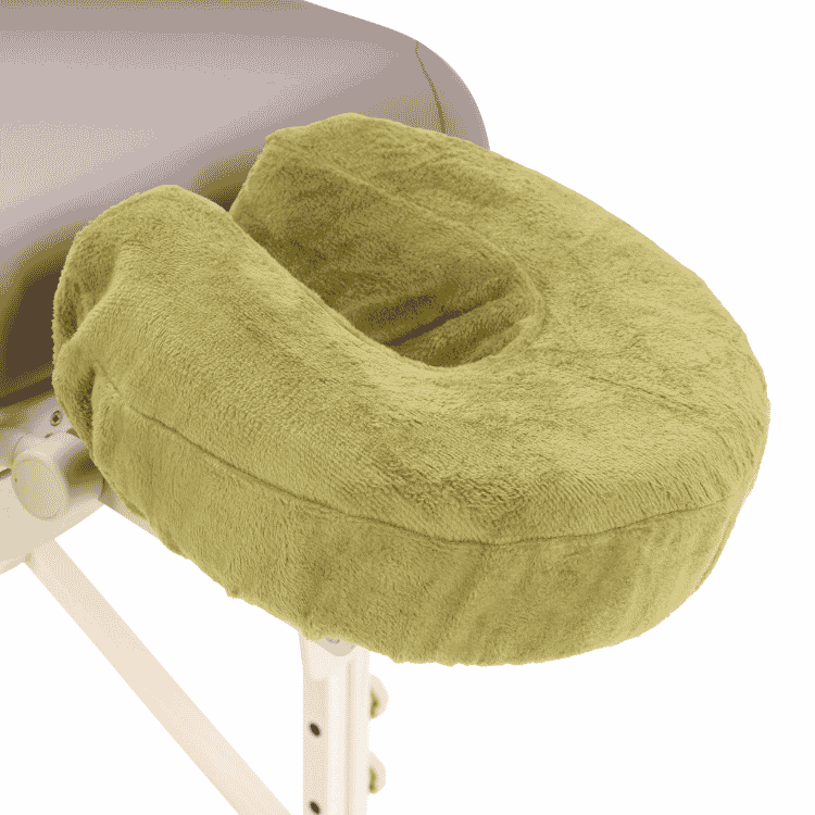 ZenGrowth Serenza microfiber headrest cover light olive green (2x)