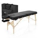 ZENGROWTH Massage Table Belverde 2.0 Black 76cm