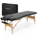 ZENGROWTH Massage Table Economy Flat Black