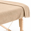 ZenGrowth Serenza microfiber massage towel 100 x 220cm sand beige