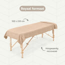 ZenGrowth Serenza microfiber massage towel 100 x 220cm sand beige