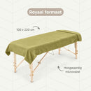 ZenGrowth Serenza microfiber massage towel 100 x 220cm light olive green