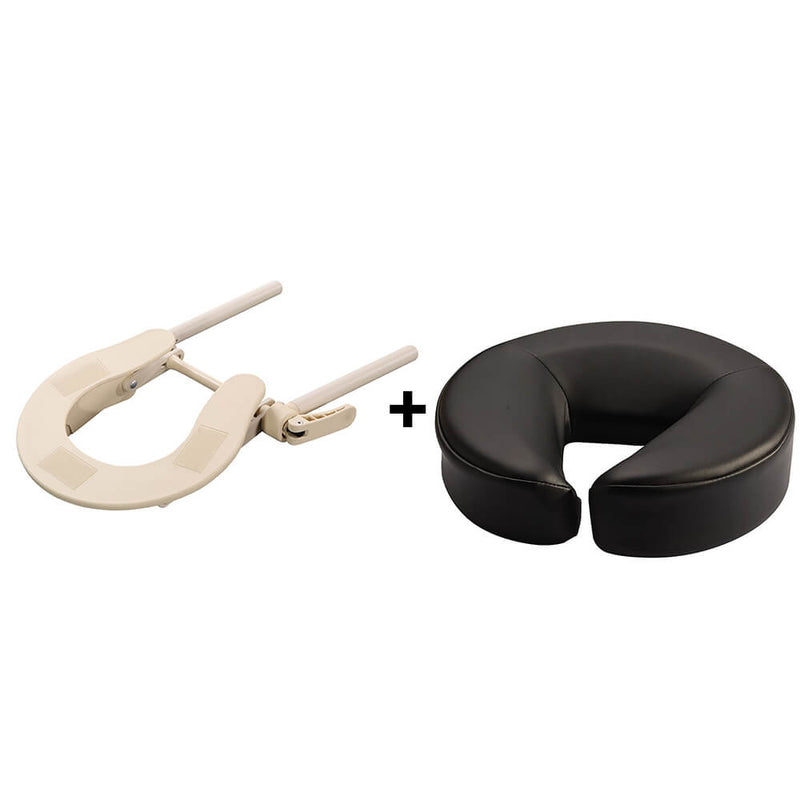 Second Chance ZenGrowth Aluminum Headrest Frame + Headrest Cushion Black