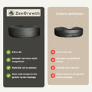 ZenGrowth Massagestoel Inklapbaar Roshka Zwart