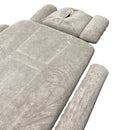 Badstof Hoeslaken Set voor Lagos Elektrische Massagetafel Lichtbruin