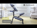 ZENGROWTH Massage Chair Legian Foldable Blue