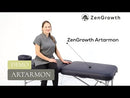 ZENGROWTH Massage Table Artarmon II Black 71cm