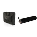Second Chance ZenGrowth Carrying Bag Massage Table 71cm with Wheels + Foot Roller Round