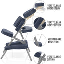 Second Chance ZENGROWTH Massage Chair Valo Foldable Navy Blue