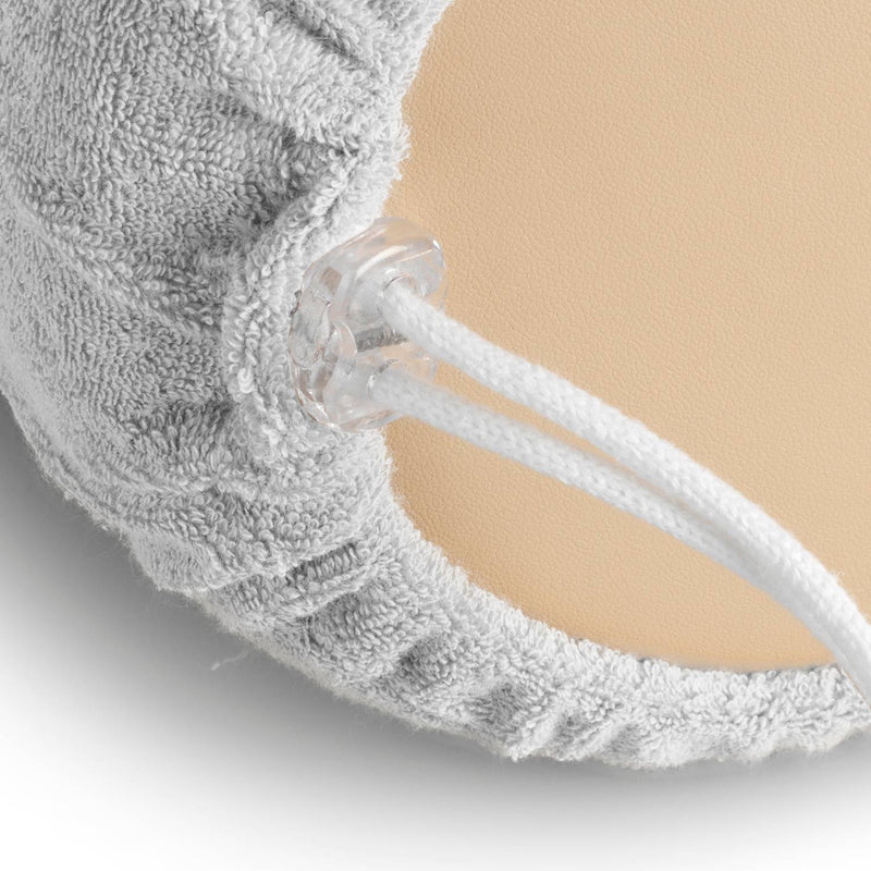 Terry Cloth Knee Roll Cover White