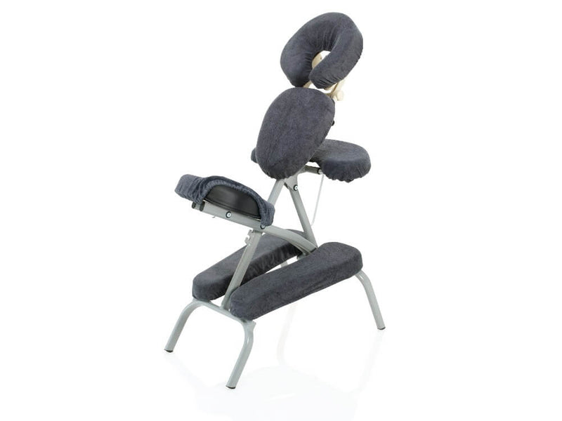 ZenGrowth Terry Cloth Cover Set Massage Chair Grey