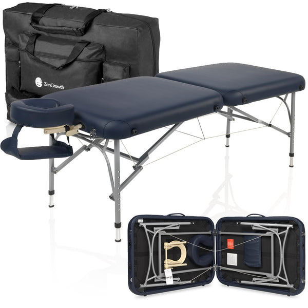 Second chance ZENGROWTH Massage table Artarmon Navy blue 63.5cm